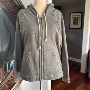 Maurice’s 2X Gray Zip Up Hooded Sweatshirt